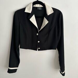 Vintage French Cropped Blazer